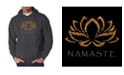 LA Pop Art Men's Word Art Hooded Sweatshirt - Namaste